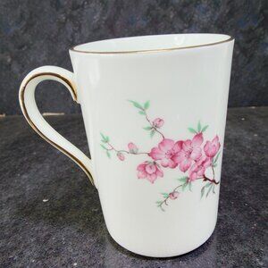 Hammersley Fine Bone China Spode Group Cherry Blossom Pink Coffee Mug‎ Cup VTG